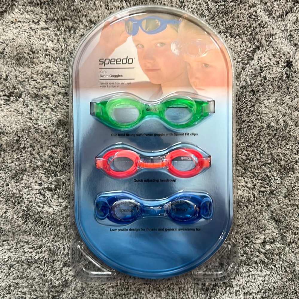 Brand new 3 pack Speedo Kid’s swim googles